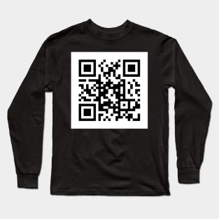 Trump lost. LOL! QR code Long Sleeve T-Shirt